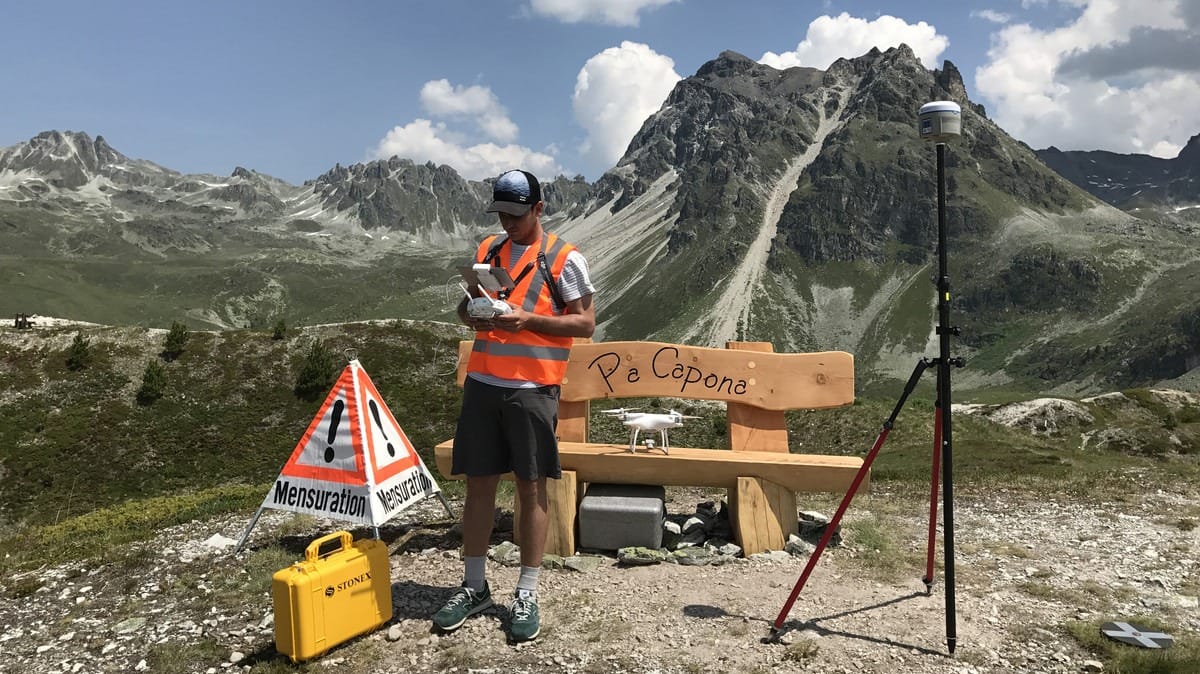 Feldeinsatz mit GPS und Drohne