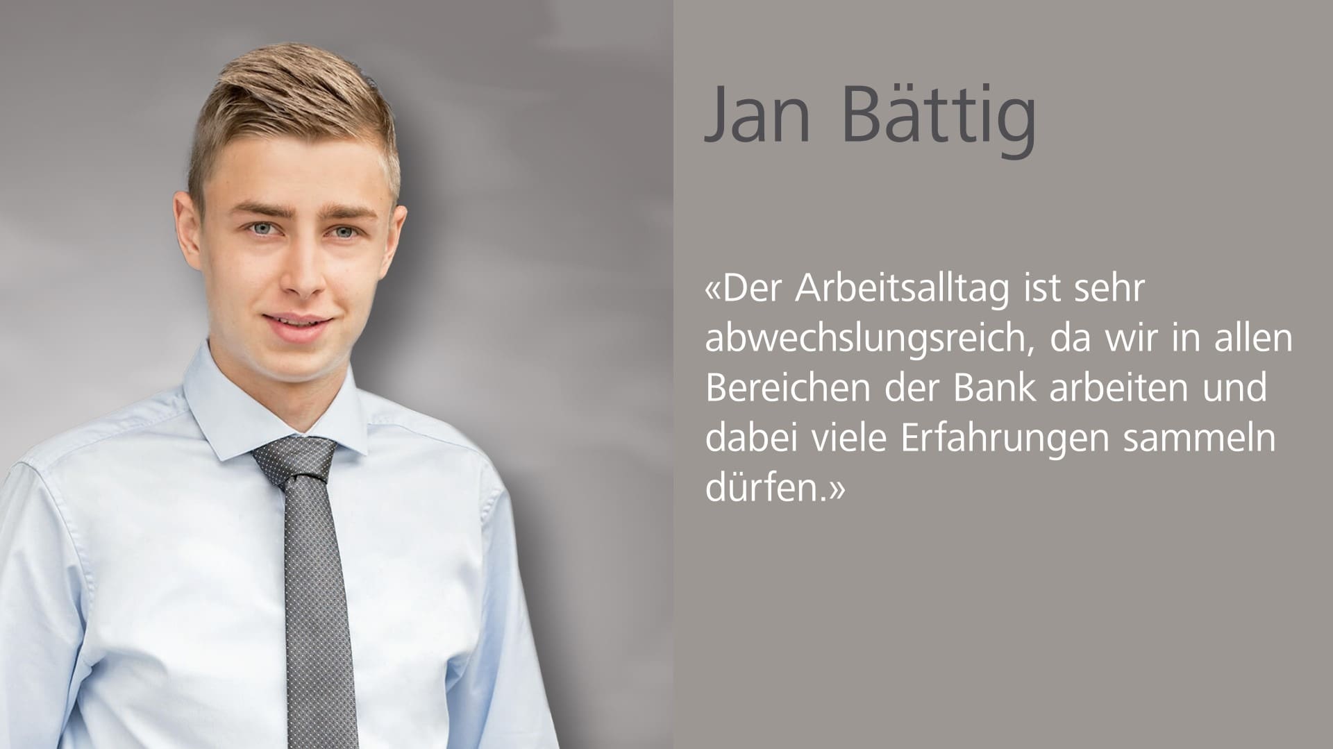Statement von Jan Bättig