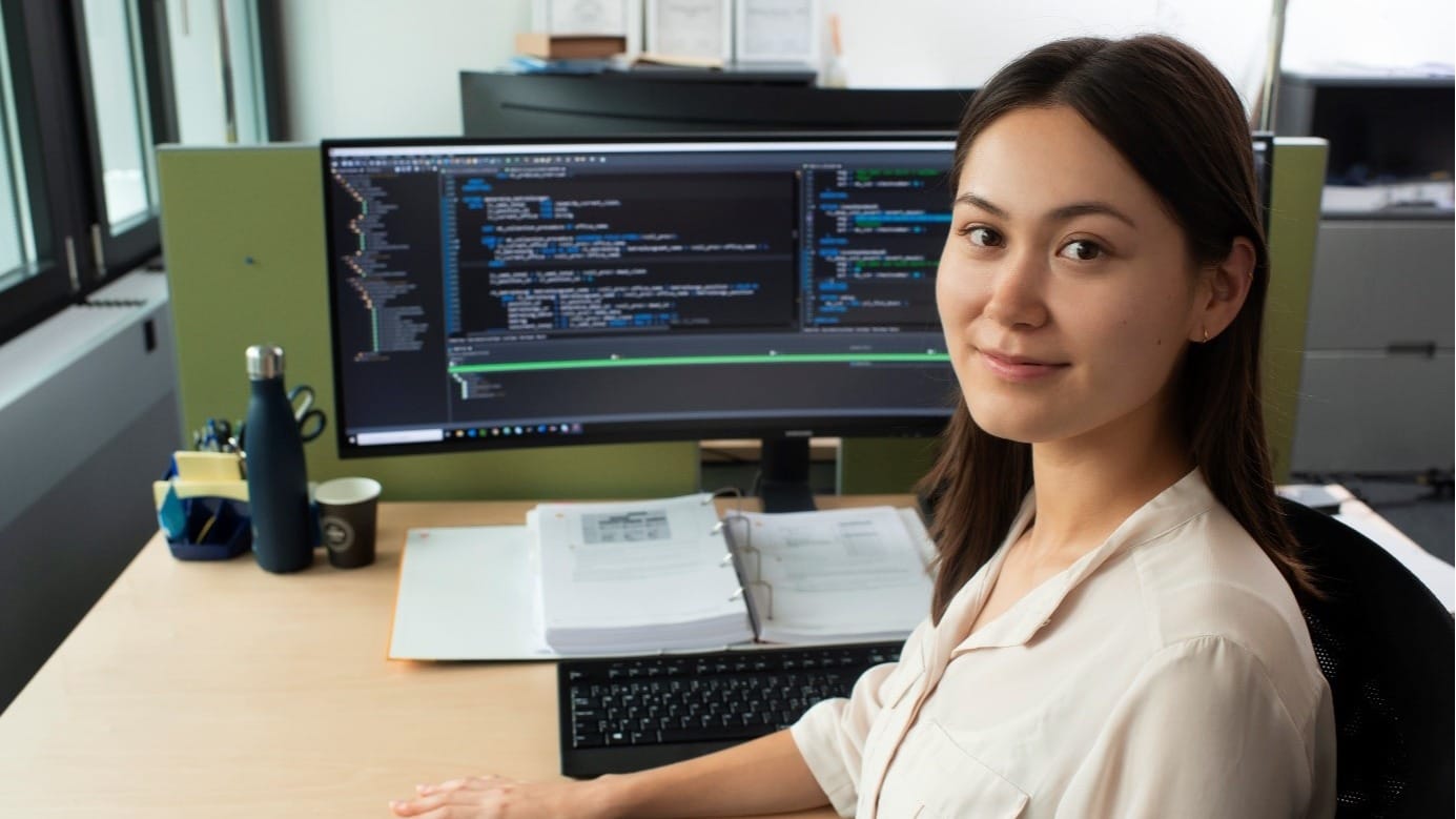 Valerie Bachmann absolviert die Informatikmittelschule Luzern.