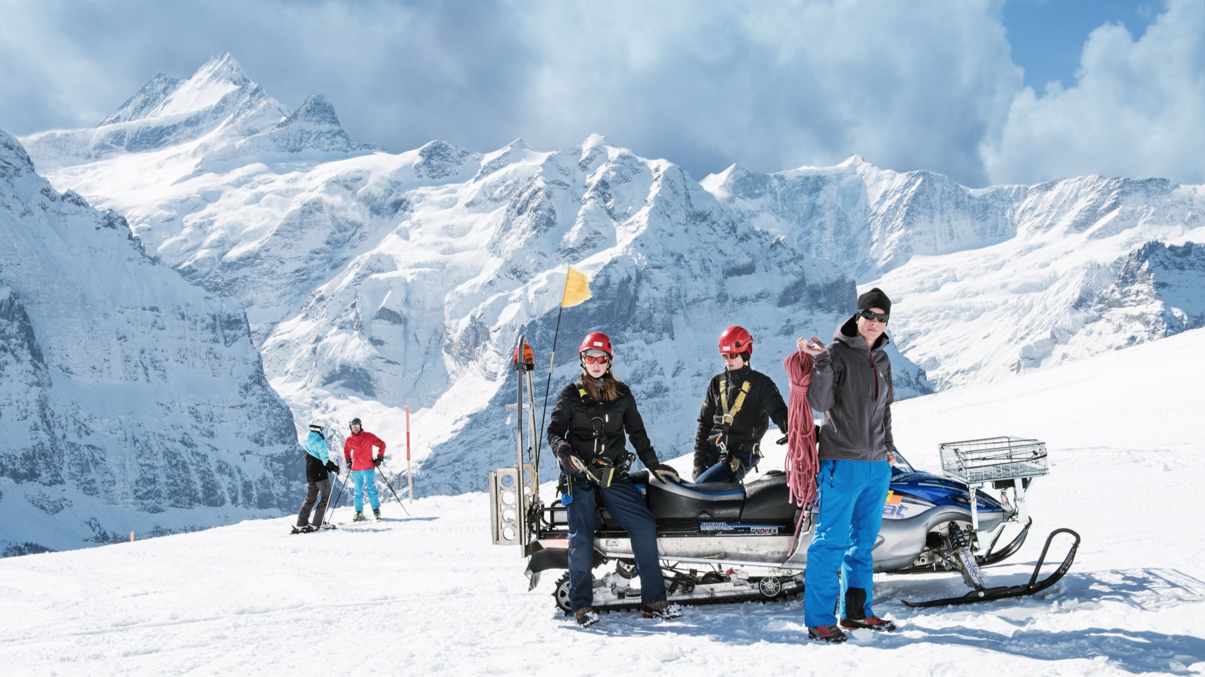 Seilbahn-Mechatroniker/in EFZ, Seilbahner/in EBA - eine Arbeit mit Spass und Action im Schnee