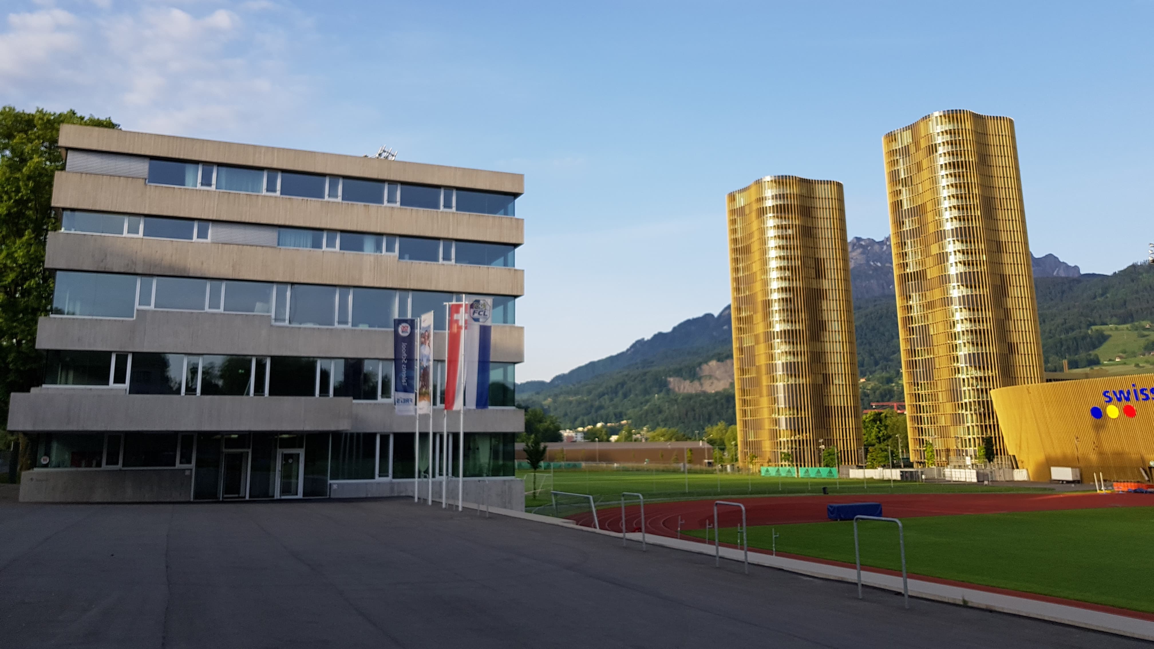 Talent School direkt an den Sportstätten auf der Luzerner Allmend